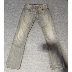 J.Crew 770‎ Jeans Mens 28x32 Kaihara Japanese Denim Slim Fit Gray Wash